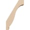 Ekena Millwork 3-inch W x 6-inch D x 10-inch H Baker Rough Cedar Woodgrain TimberThane Knee Brace, Primed BRCUR03X06X10BKRRCPR - alternate 2